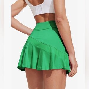 Green Athletic Skirt